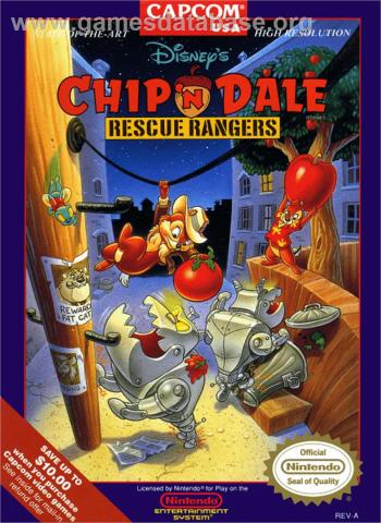 Cover Chip 'n Dale Rescue Rangers for NES
